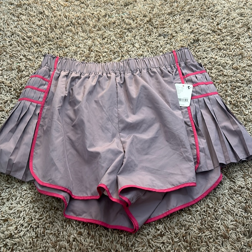 Purple and pink free people shorts